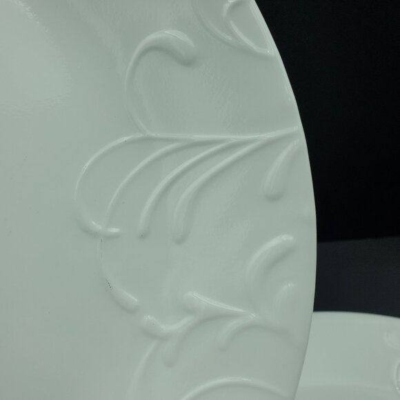 Corelle Cherish Dinner Plates Corelle Boutique Cherish Round Embossed Plates - Picture 3 of 6